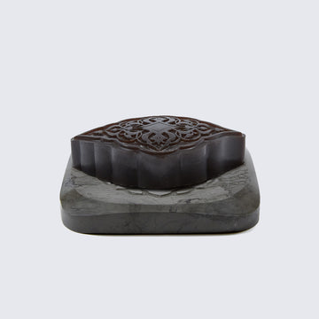 SENTEURS D'ORIENT | AMBER MA'AMOUL SOAP WITH MARBLE SOAP DISH
